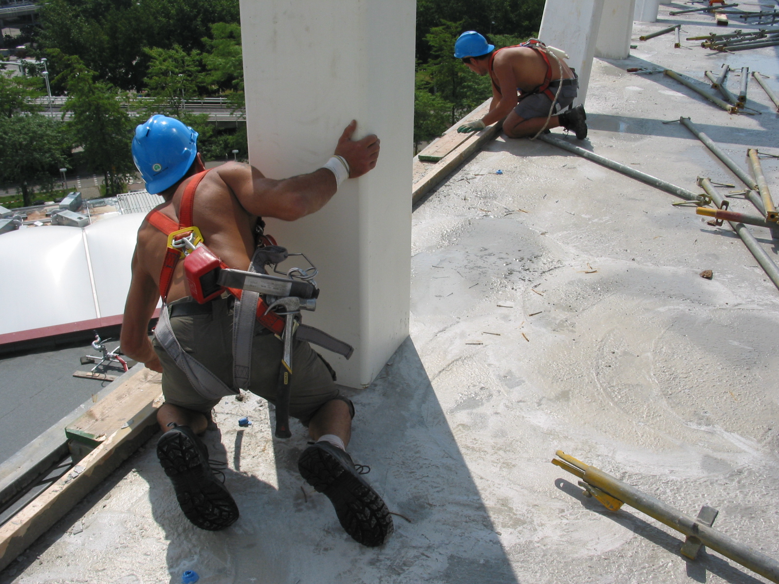 Construction at Hijmans van den Berghgebouw