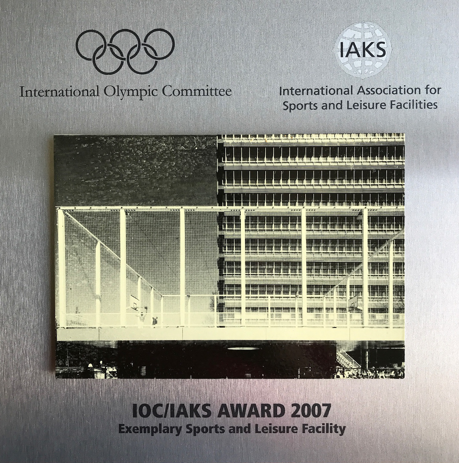 Special Distinction IOC-IAKS Award 2007