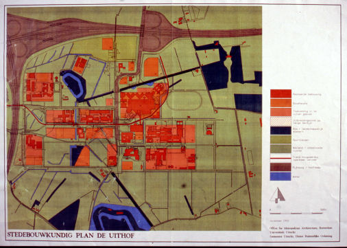 Map to Stedenbouwkundig Plan De Uithof 1993