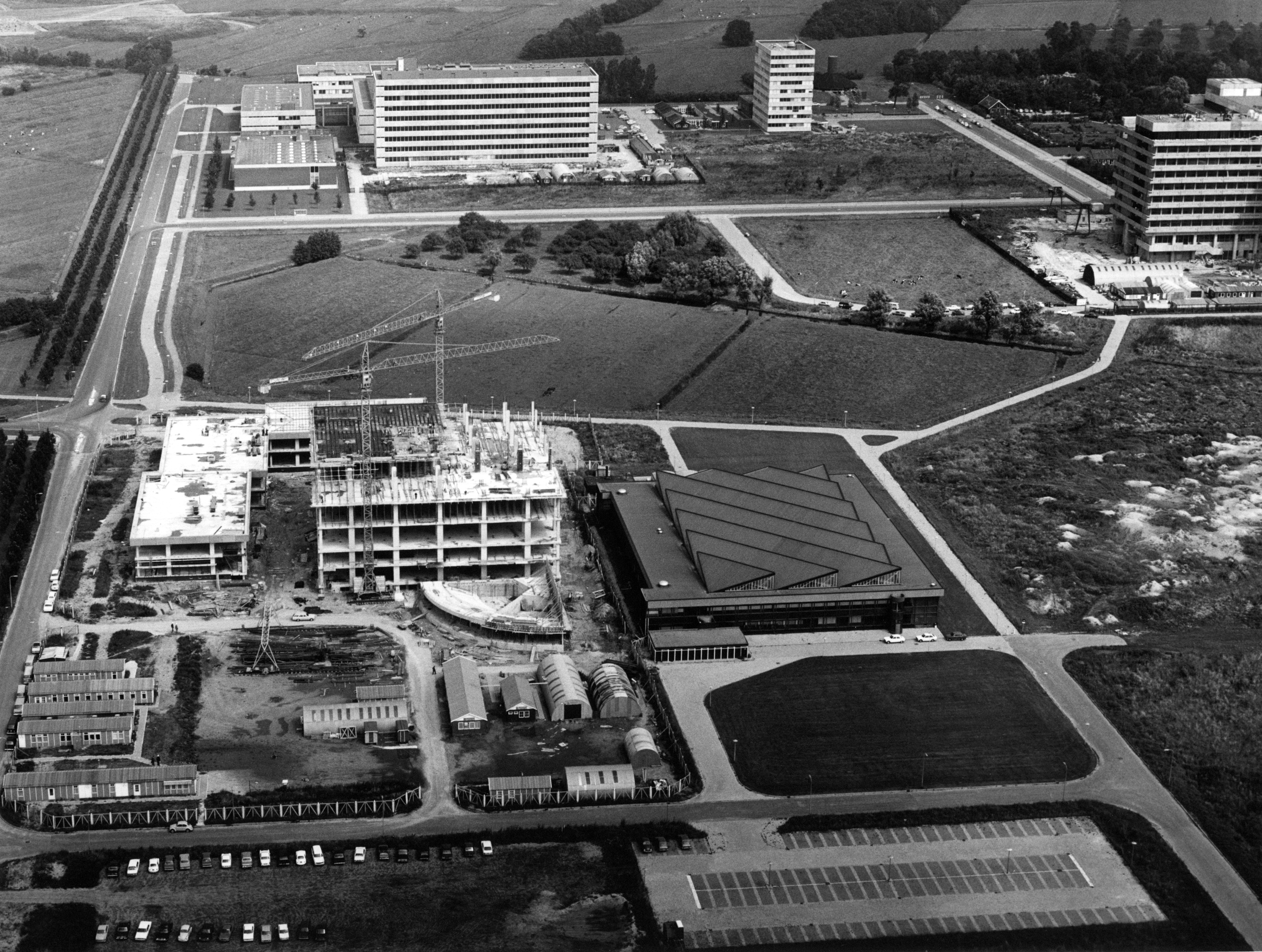 Constructionsite Wentbuilding 1974