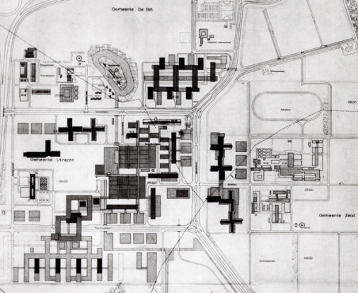 Urban plan De Uithof 1969
